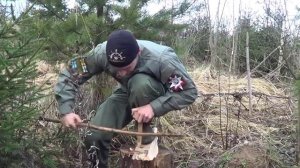 Выживание  - огонь трением!