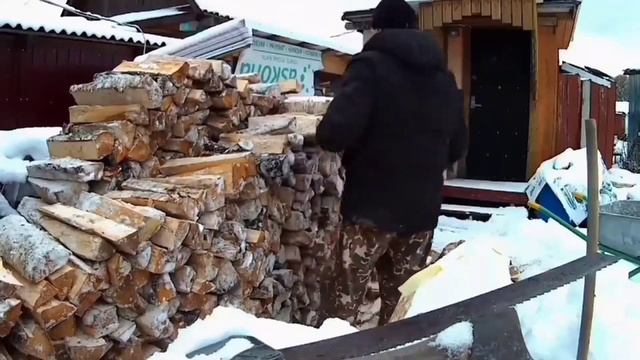 Купил дрова. Сколько стоит тепло. Отопление дома.   #папанадаче