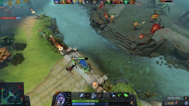 RX550 2GB небольшой тест в dota 2