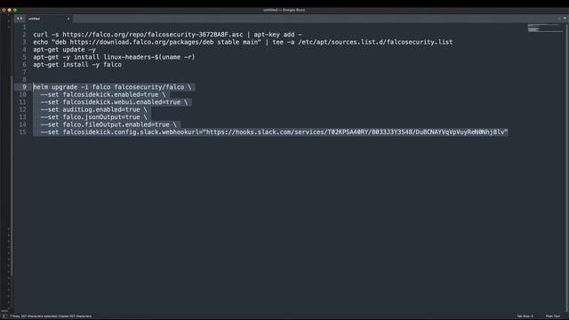 Kubernetes Security - Detect syscall, file malicious activities using Falco & Slack Alerts -  22