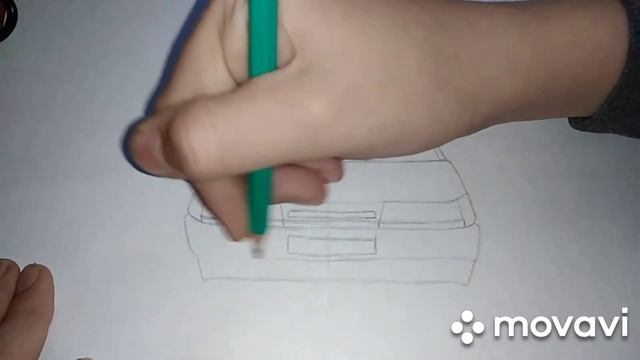 Как нарисовать ваз 2112,поэтапно. смотреть онлайн