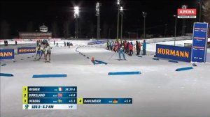 Биатлон 2016-2017.Кубок мира. Эстерсунд. Смешанная эстафета. 27.11.2016