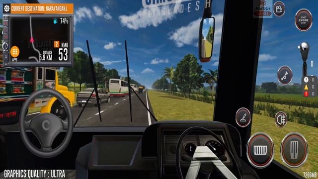 Bus Simulator Bangladesh - #2 New Map! - Android Gameplay | Bus Games Android #busgames