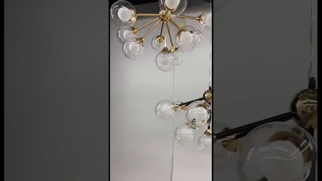 Люстра молекула 81788/10BK+G смотреть онлайн