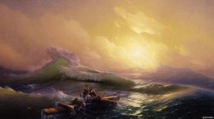 Девятый вал, Иван Айвазовский / animated
