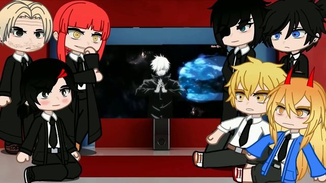 Chainsaw Man react to Jujutsu kaisen || TikTok || - (??_??) смотреть онлайн