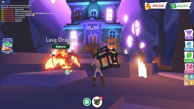 *NEW* NEON Lava Dragon with tricks ✨?+ RGB Box ?? HALLOWEEN UPDATE 2022 // Adopt Me (Roblox) ♥ смотреть онлайн