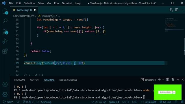 Data Structure And Algorithms #25 [ Resubmit Leetcode Two Sum Problem || Advanced Javascript Topic