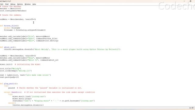 Python Music Player Part 13   Pack layout Manager and Frames in Tkinter