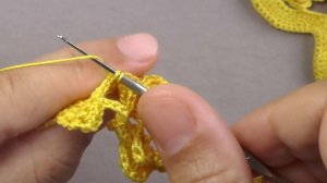 БЕЗ ОТРЫВА НИТИ!!! цветочный УЗОР для вязания крючком SUPER EASY Beautiful Flower Pattern Crochet