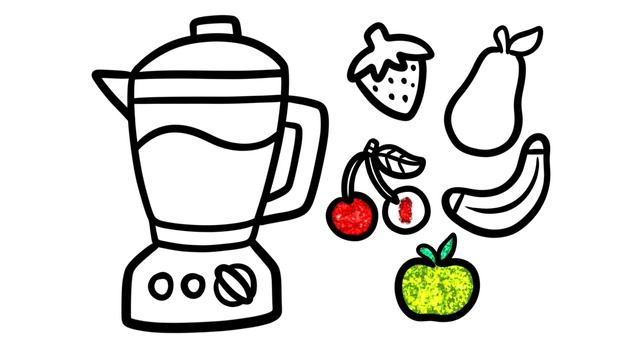 How to draw fruits for kids/Сурет салу жемістер/Рисуем фрукты для детей