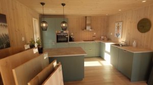 Одноэтажный дом  с мансардой в скандинавском стиле/Обзор дома LOFOTEN/ Хаус Тур и Рум Тур