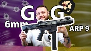 Страйкбольный автомат G&G ARP 9 (6 мм, пластик, black) Видео Обзор