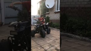 Пробный запуск Квадроцикла после кап ремонта