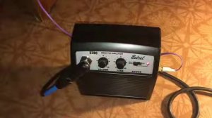 Belcat G3DC Desktop Amplifier is recorded from phone output, overdrive is on