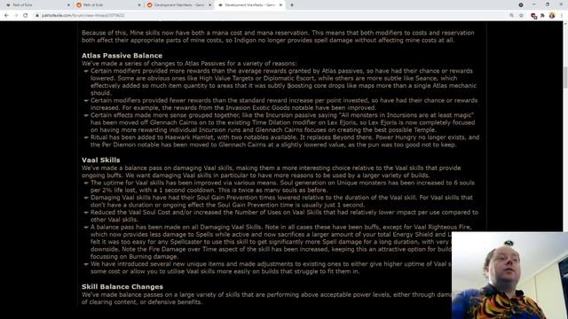 Path of Exile Nerf Day: First Thoughts on the Balance Manifesto for 3.14 смотреть онлайн