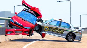 BeamNG Drive - Реалистичные автомобильные аварии и погони.
