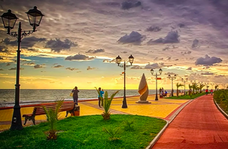 ЗИМНЕЕ ЧЁРНОЕ МОРЕ | ГУЛЯЮ ПО ОЛИМПИЙСКОЙ НАБЕРЕЖНОЙ смотреть онлайн