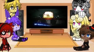 FNAF react to Fetch Song