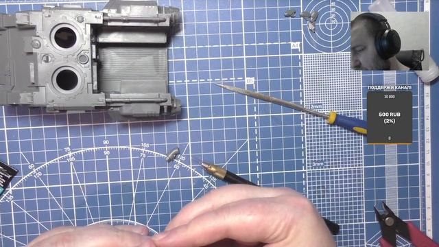 Сборка Space Marines Gladiator Tank. Хобби-стрим @Gexodrom смотреть онлайн
