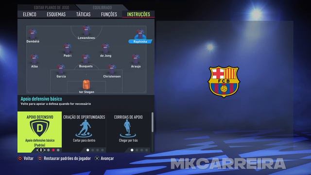 ESQUEMA TÁTICO / BARCELONA DE XAVI - FIFA 22(PS4) смотреть онлайн