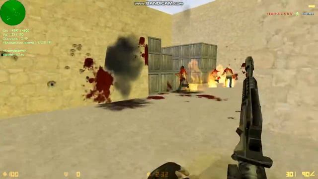 Три зомби на нож за раунд! CS 1.6 смотреть онлайн