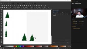 Inkscape Tutorial: How to Make Spray Tool Misty Forest Vector Design