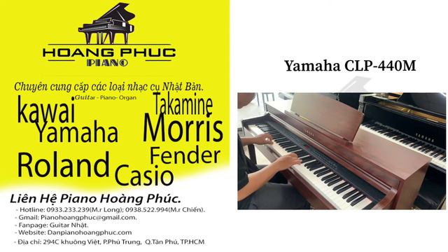 Video test Piano Yamaha CLP-440 Tại Piano Hoàng Phúc. смотреть онлайн