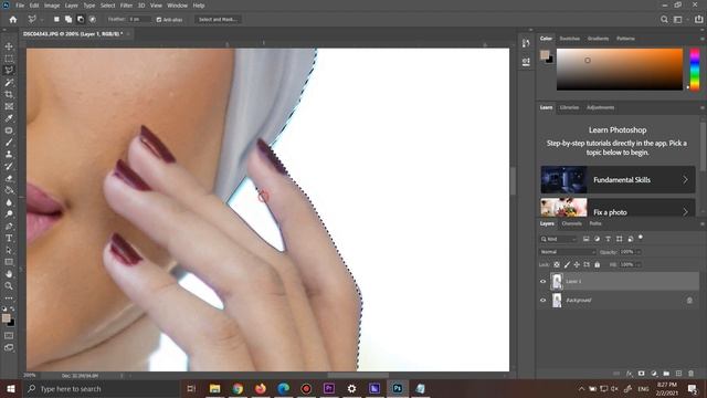Tutorial Quick Photo Selection with Magnet Tool PART 1 | Adobe Photosop смотреть онлайн