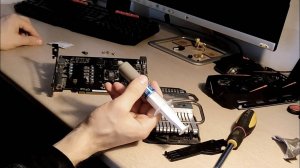 Замена термопасты на видеокартах, перед сборкой китайских системников
