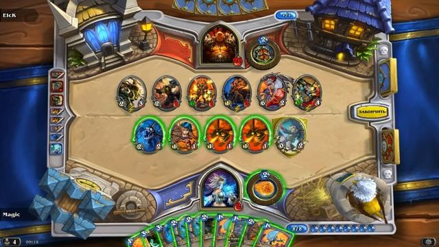 Hearthstone. Фрост ОТК Маг против Воина смотреть онлайн
