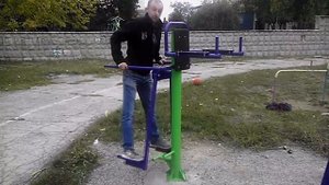 Уличные тренажеры в ПМР. Производство и монтаж.