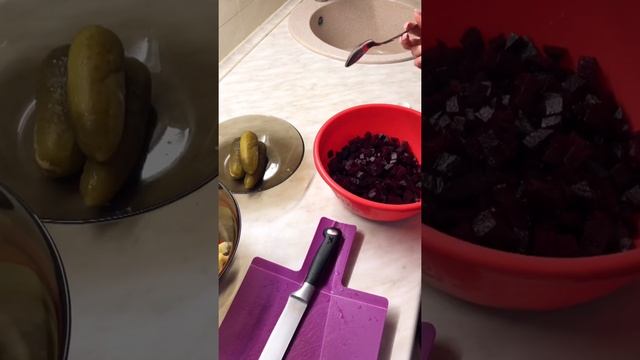 Как приготовить Винегрет со свежей капустой