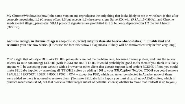 HTTPS compatibility issue with Chrome 116/117 ERR_SSL_PROTOCOL_ERROR смотреть онлайн