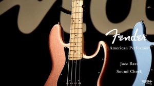 Fender / American Performer Precision Bass® & Jazz Bass®【デジマート製品レビュー】