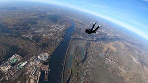 Прыжок с парашютом 4000м программа RW - 4. Аэроград Коломна (Москва)