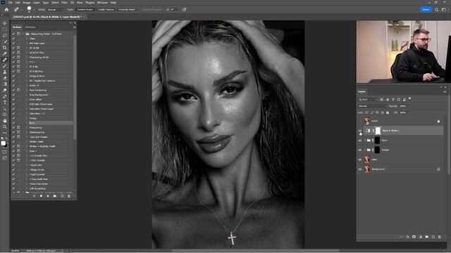 Retouch Photos Like a Pro! High End Beauty Retouch in Photoshop смотреть онлайн