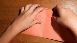 Курица оригами / Птица / Простые схемы