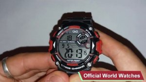 Как перевести время на часах Q&Q M146J003Y на час вперед/назад