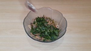 САЛАТ ИЗ МАРИНОВАННЫХ ШАМПИНЬОНОВ