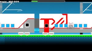 уровень для тех кто любит поезда в Geometry Dash