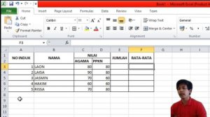 RUMUS SEDERHANA MS EXCEL (PERHITUNGAN NILAI) #DiRumahAja #SamaSaya