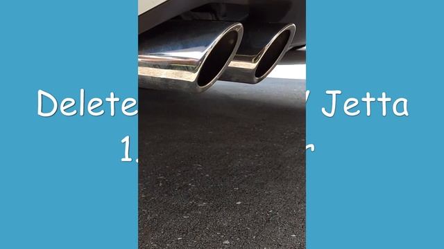 Muffler Delete VW Jetta 1.4T смотреть онлайн