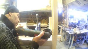 Скамья-сундук со спинкой из массива дерево