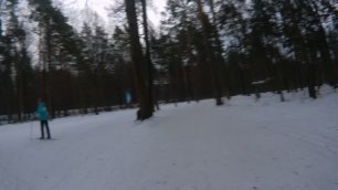 Лыжная тренировка на Волкуше ч.2