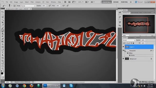 How to make a Graffiti background смотреть онлайн