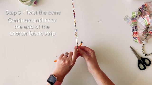 How to Create a Fabric Twine | Waste NOT fabric scraps and/or old linens смотреть онлайн