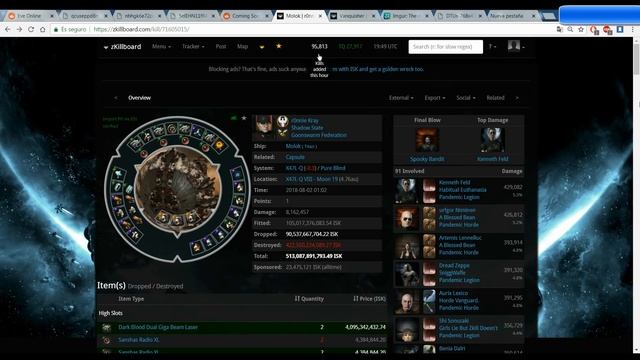 EVE ONLINE EN ESPAÑOL 100 MIL DOLARES PERDIDOS EN NAVES, SUPER BATALLA EN X4 смотреть онлайн