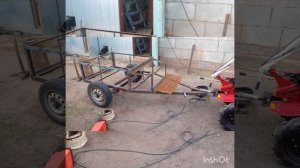 Телега для мотоблока