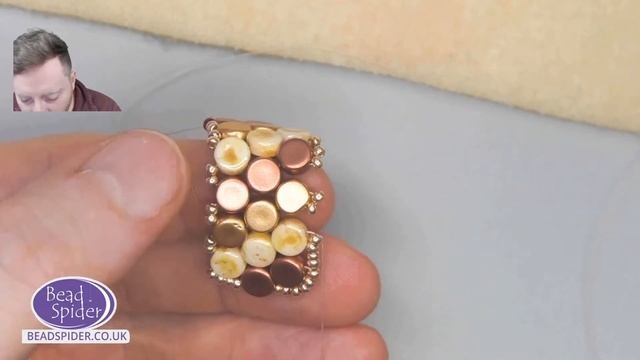 How To Make A Beginners Beaded Bracelet With DiscDuo Beads